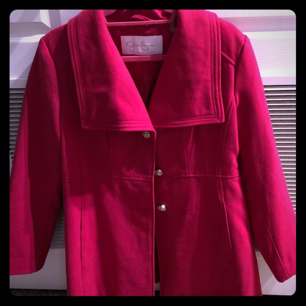 Beautiful pink peacoat